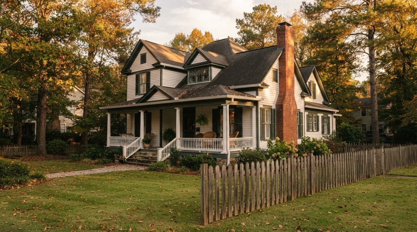 Homeowner reviewing older home insurance documents and replacement cost estimates in Roswell GA